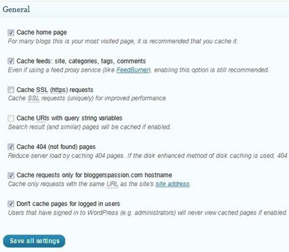 Page Cache General