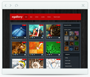 eGallery wordpress porfolio theme by elegant theme