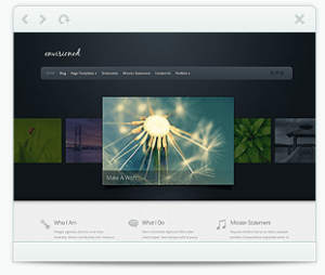 envisioned wordpress porfolio theme by elegant theme