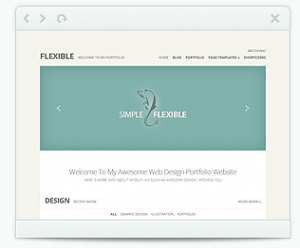 flexible wordpress porfolio theme by elegant theme