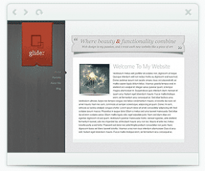 glider wordpress porfolio theme by elegant theme