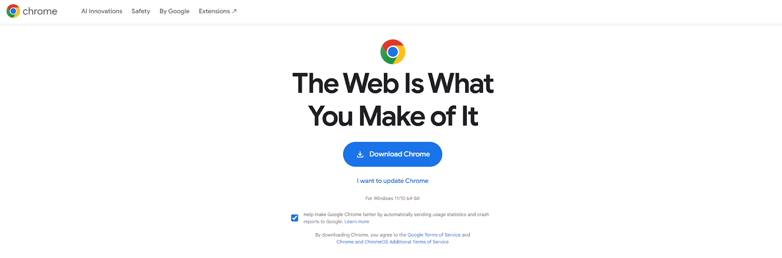 Google Chrome is one of the best Google apps.
