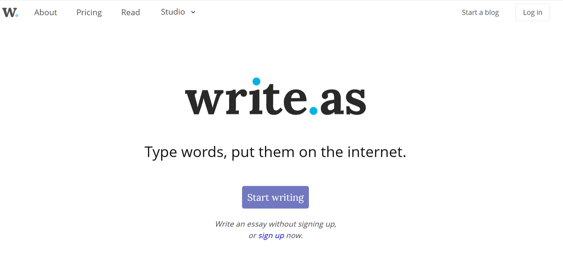 write.as