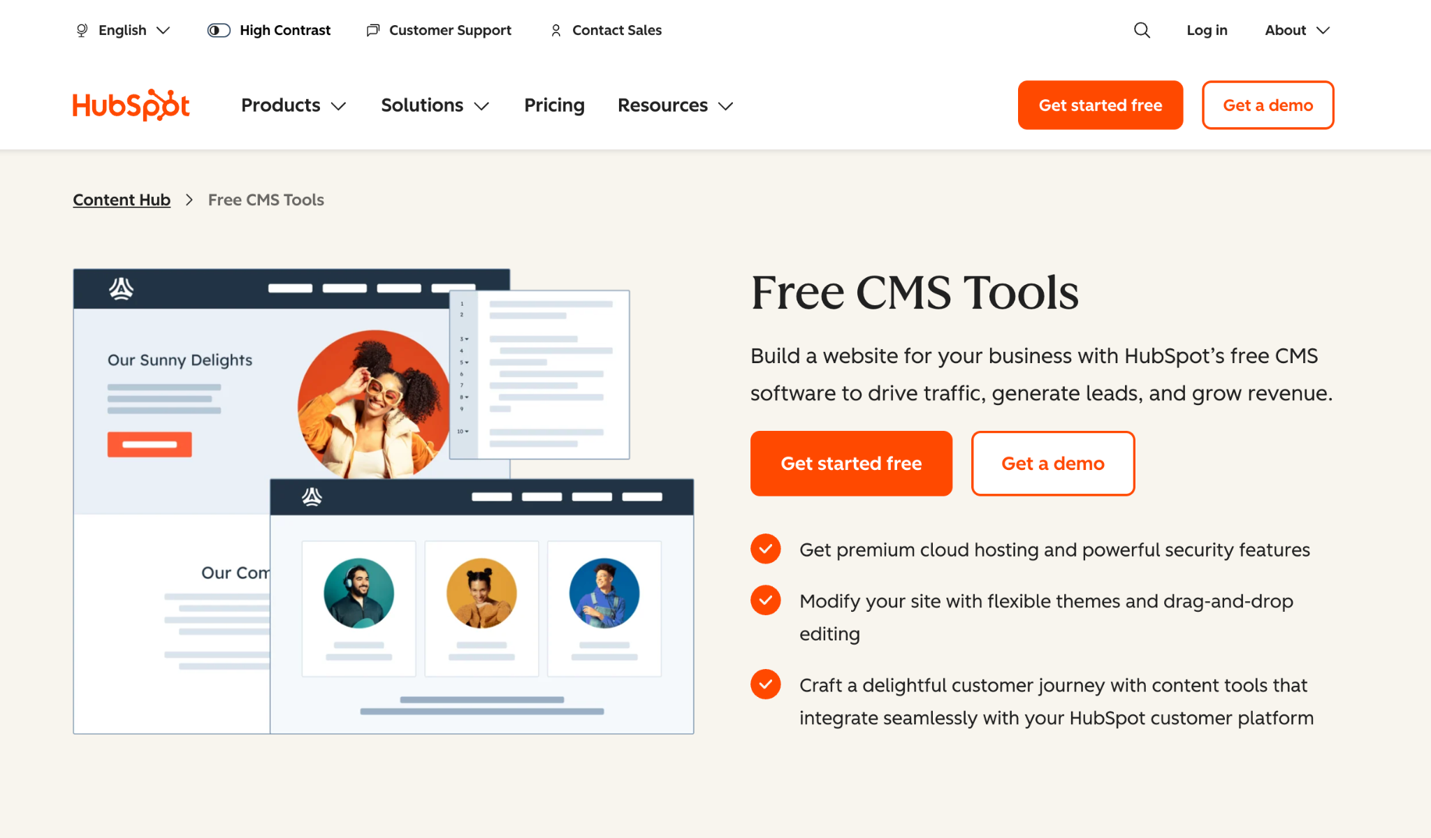 HubSpot CMS