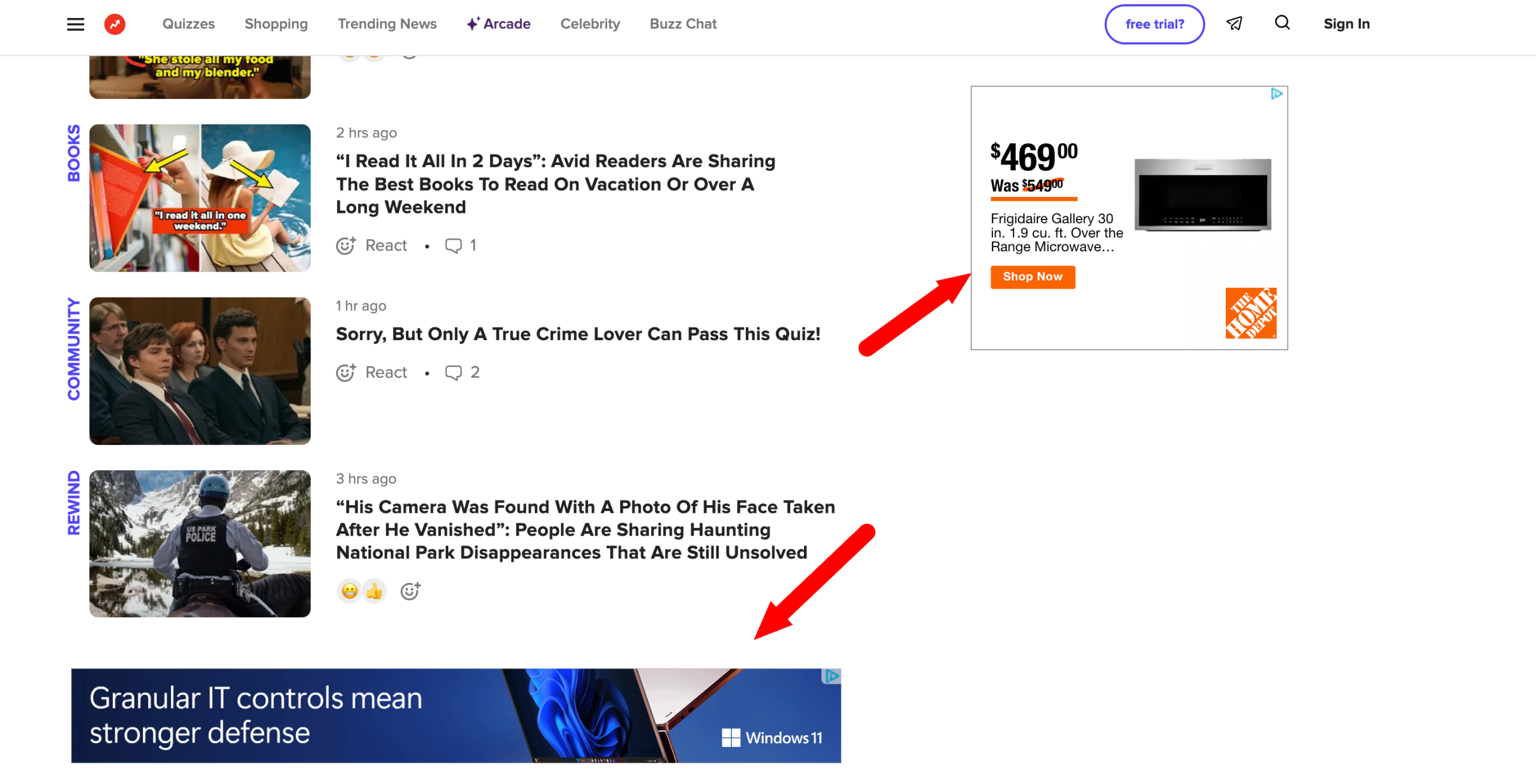 buzzfeed ads
