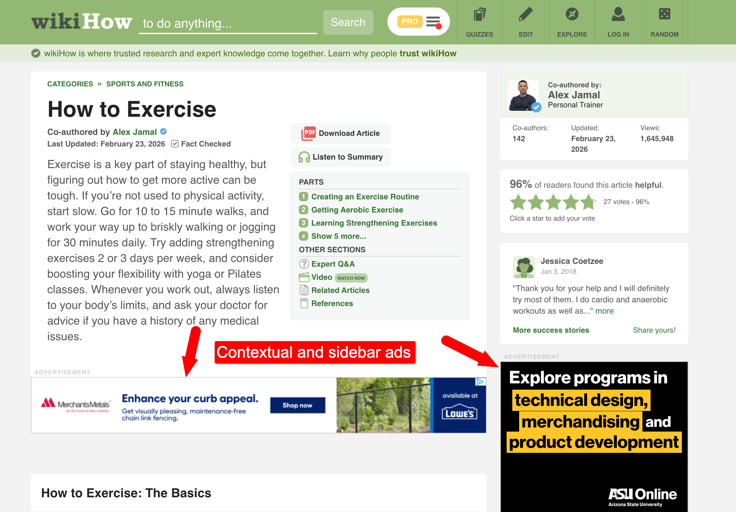 wikihow ads