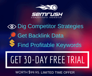 semrush 30 day free trial