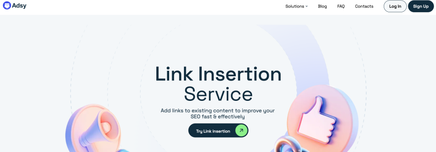 Adsy - link selling site