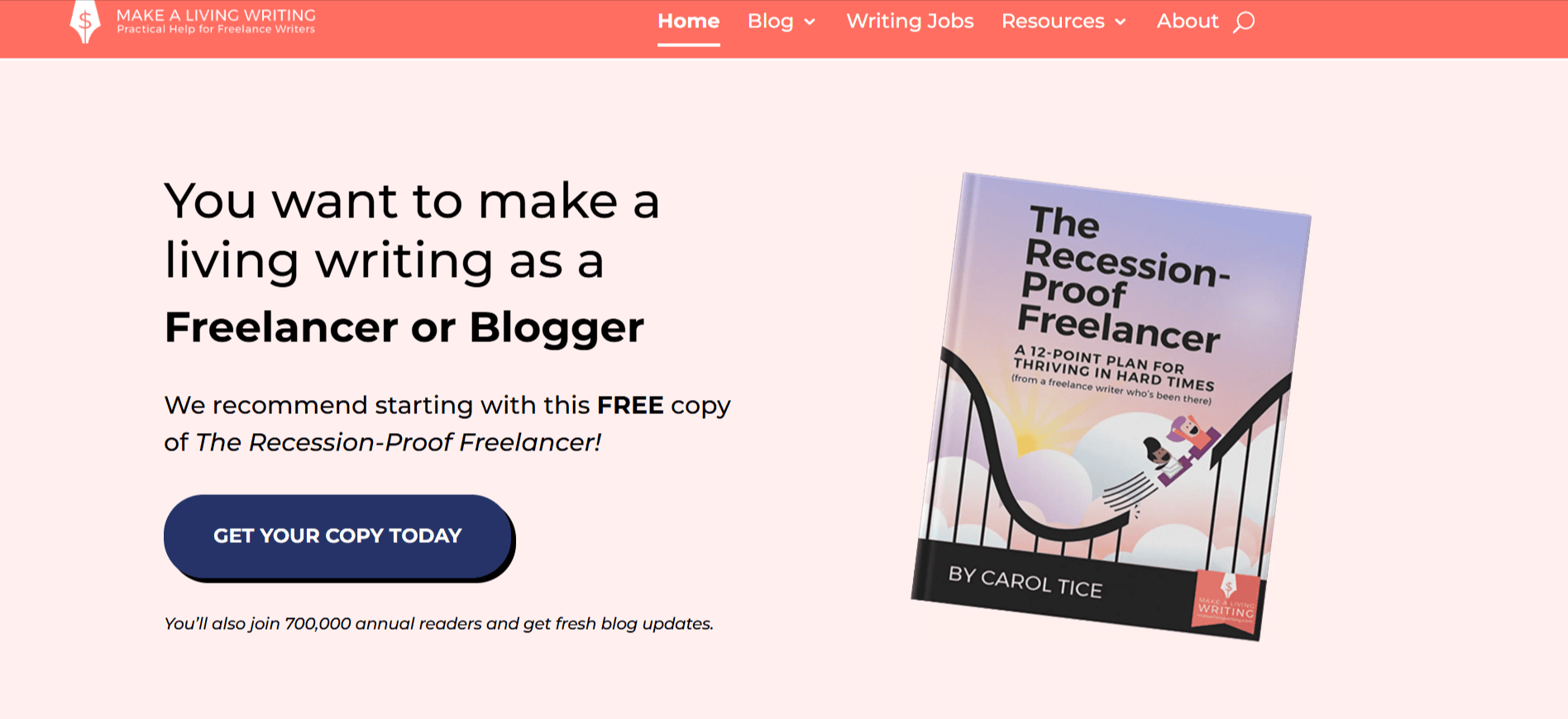 Make a living writing