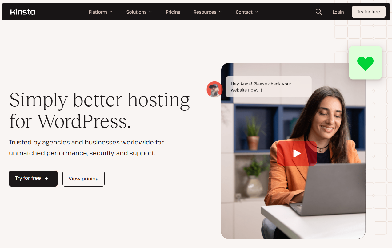 Kinsta is Best Hosting affiliate program