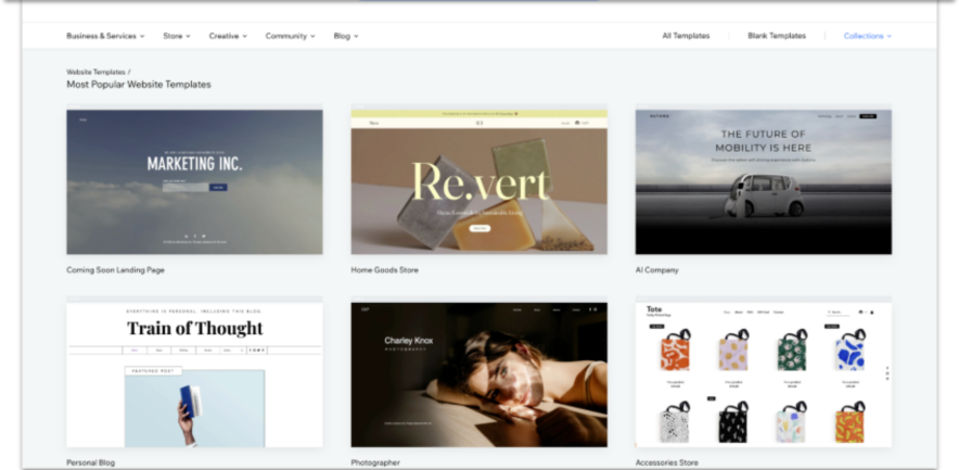 wix free hosting offers templates that others dont offer