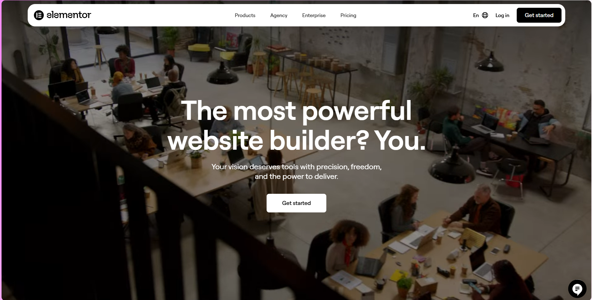 Elementor theme builder