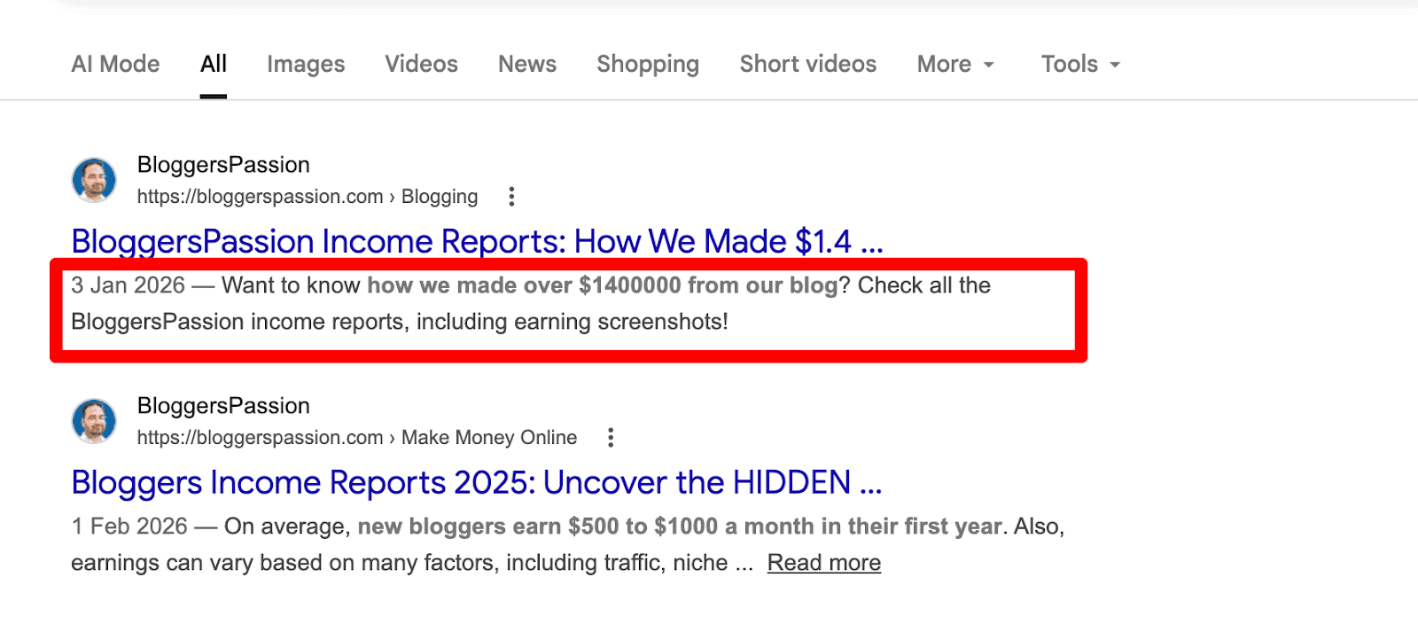 Meta Description Tag
