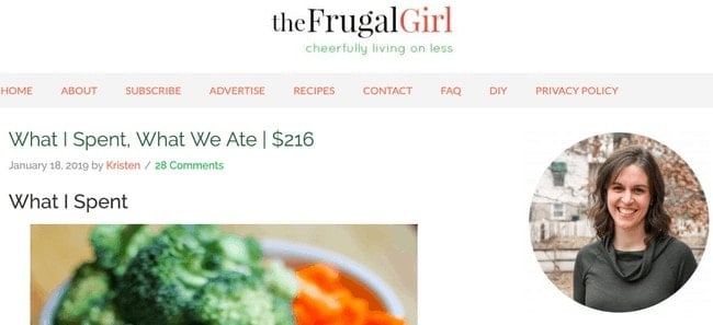 The Frugal Girl