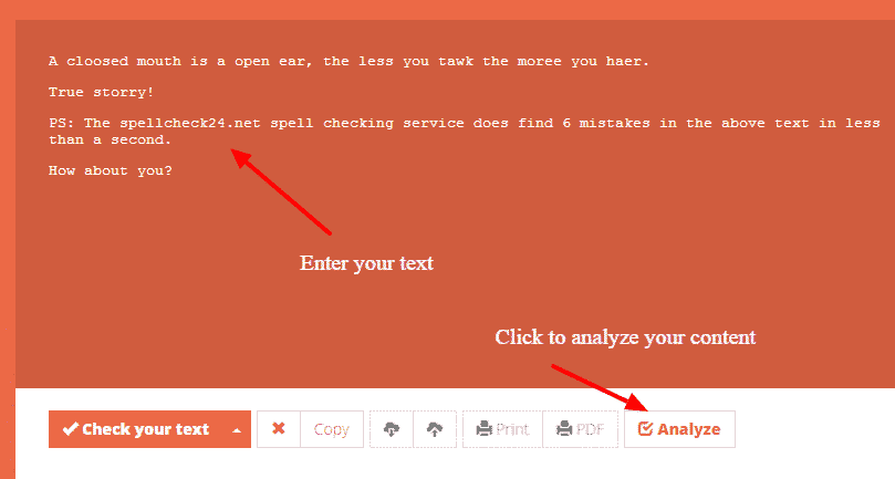 Spell Check 24 editor
