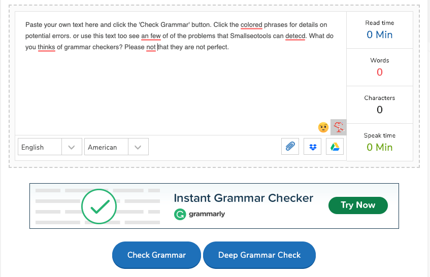 grammar checker tool editor