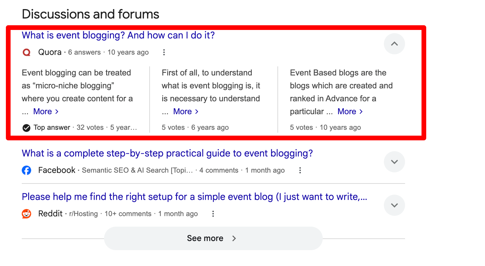 quora threads