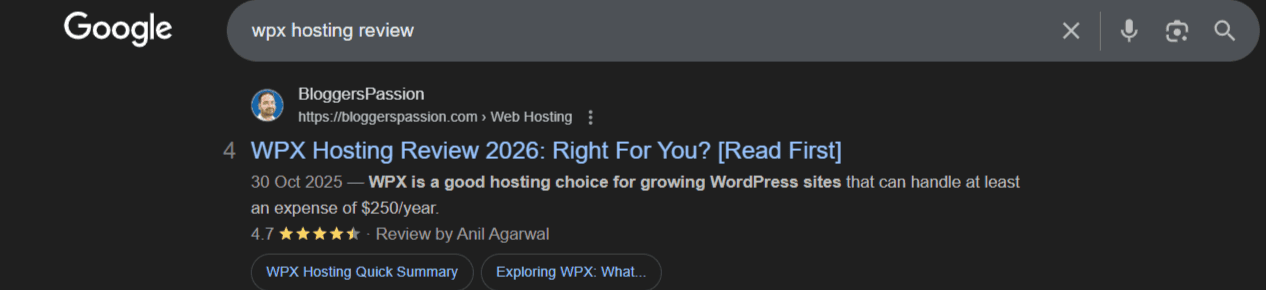 SEO Title SERP Example