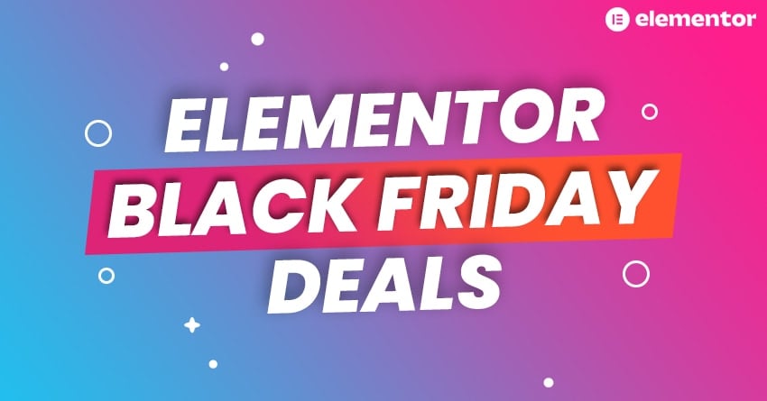 Elementor Black Friday 2022 Sale: 30% OFF [Verified Deals]✅