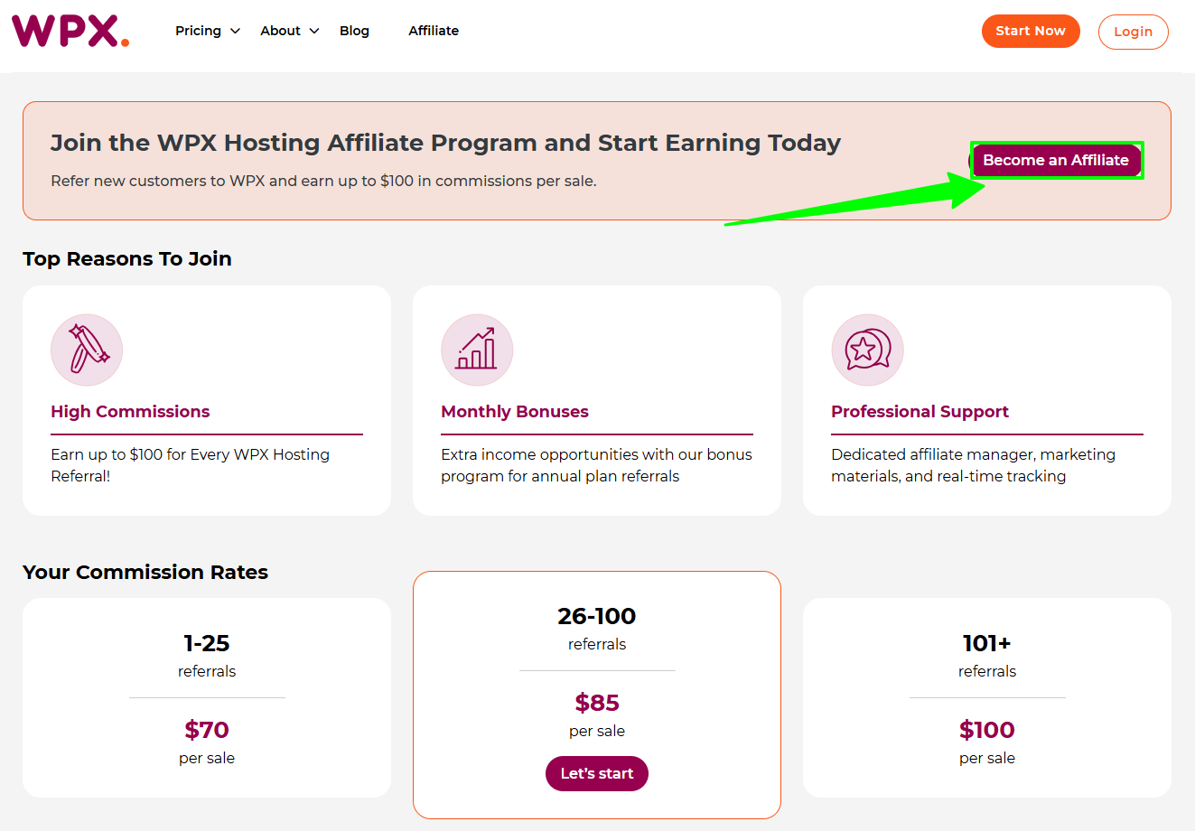 How to sign for WPX Affiliate Program