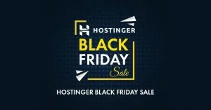 Hostinger Black Friday Deals