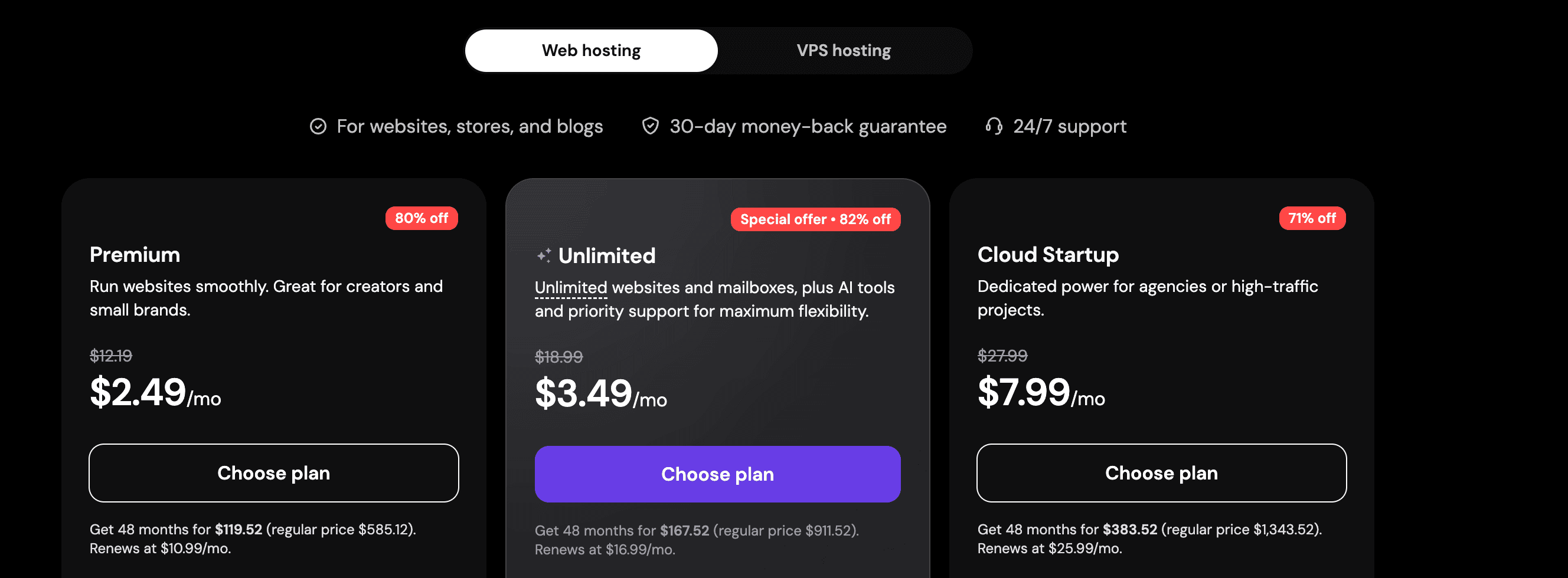 hostinger plans during black friday