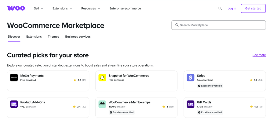 woocommerce marketplace