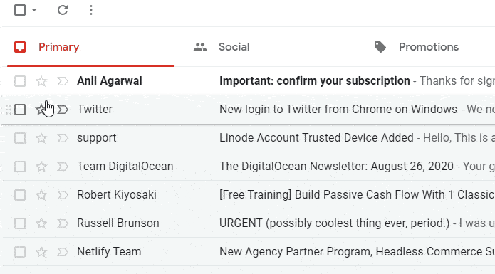 email confirmation steps