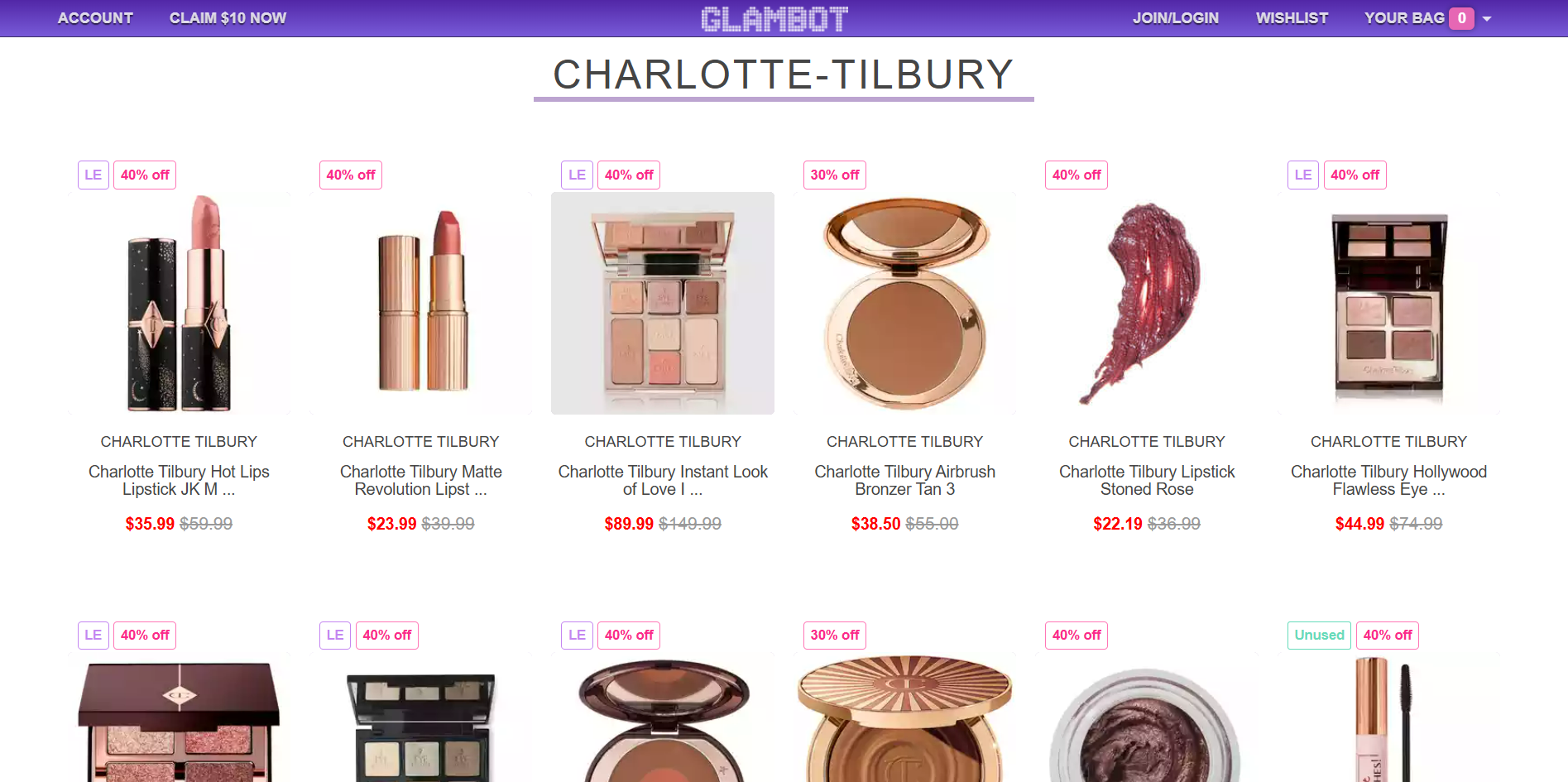 Glambot Makeup