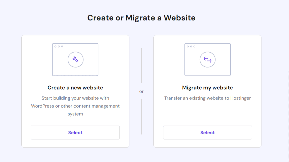 step by step setup wizard