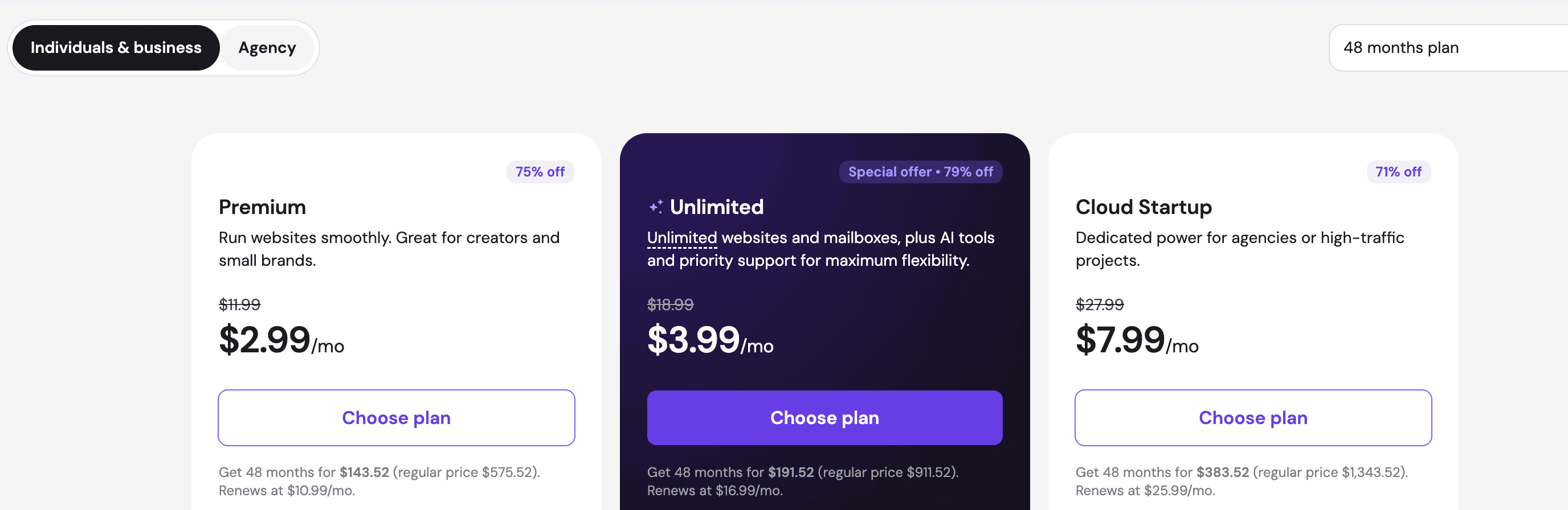 hostinger updated pricing