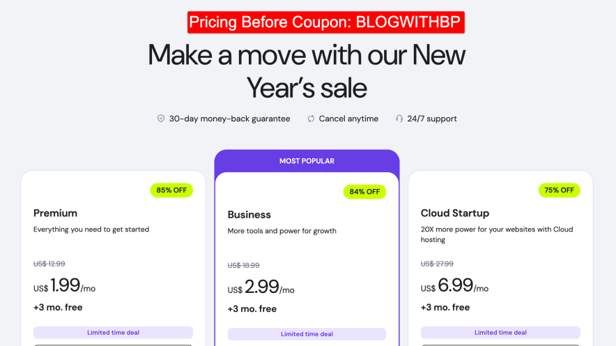 pricing before coupon