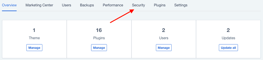 bluehost cpanel security