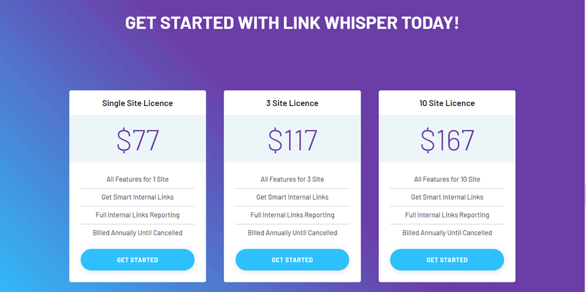 link whisper pricing