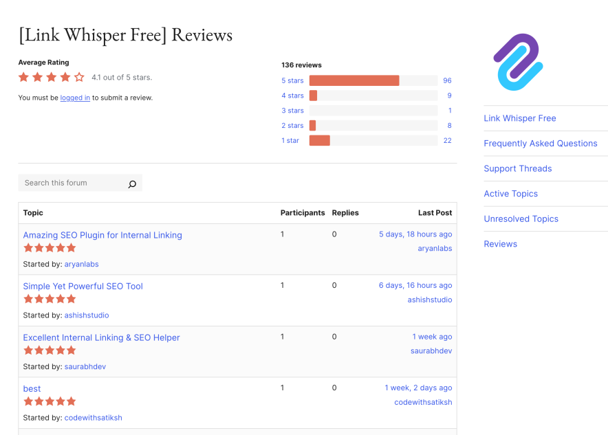 link whisper reviews wordpress