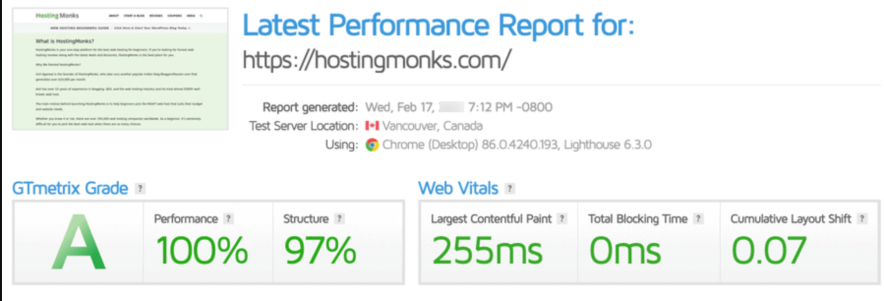 performance after installing link whisper