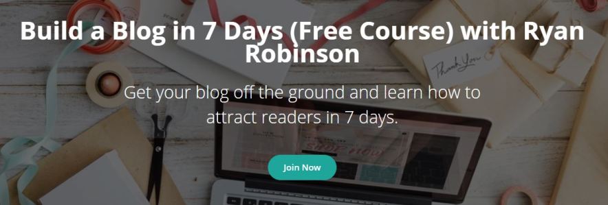 Build a Blog in 7 Days with Ryan Robinson
