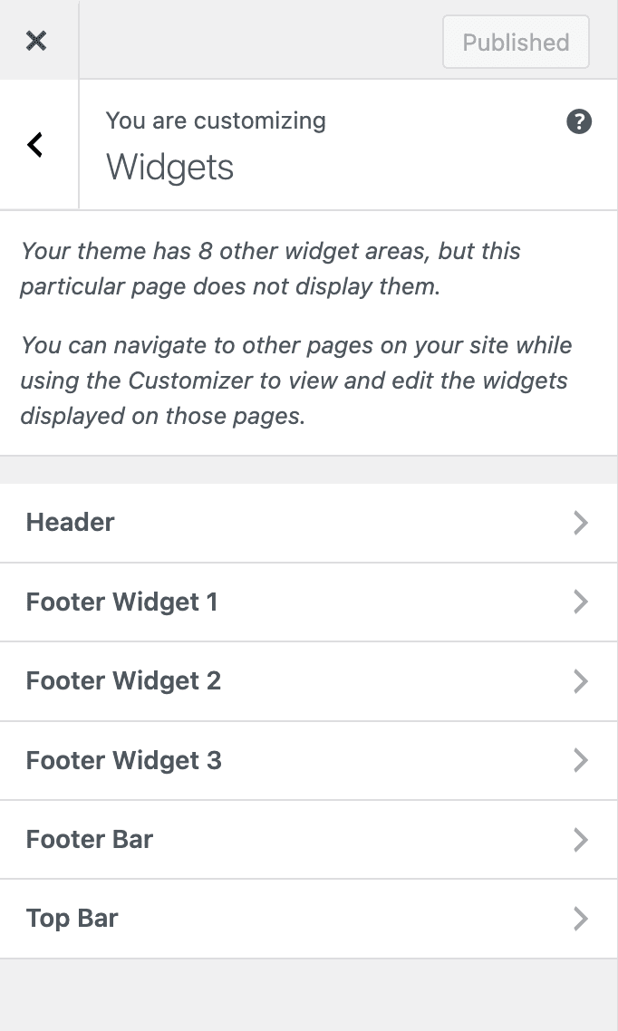 customizing widgets in gp