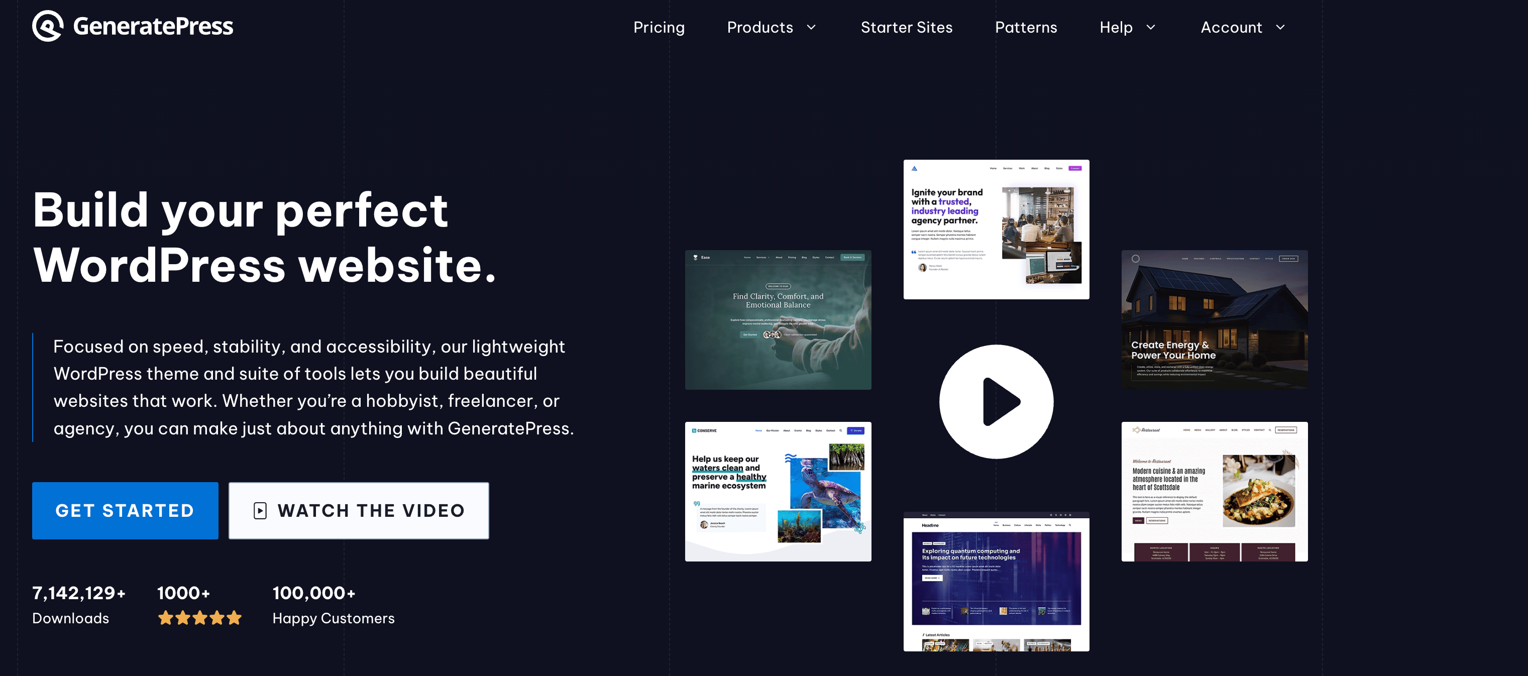 generatepress theme