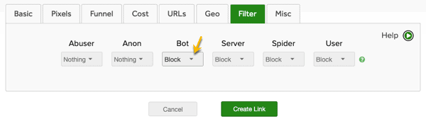 clickmagick bot filtering