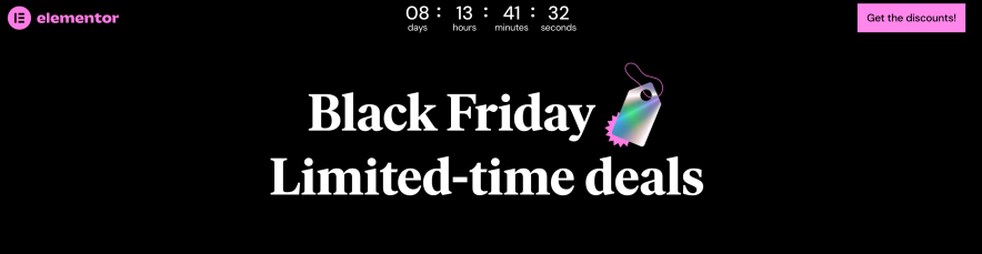 Elementor Pro Black Friday Deal 2025