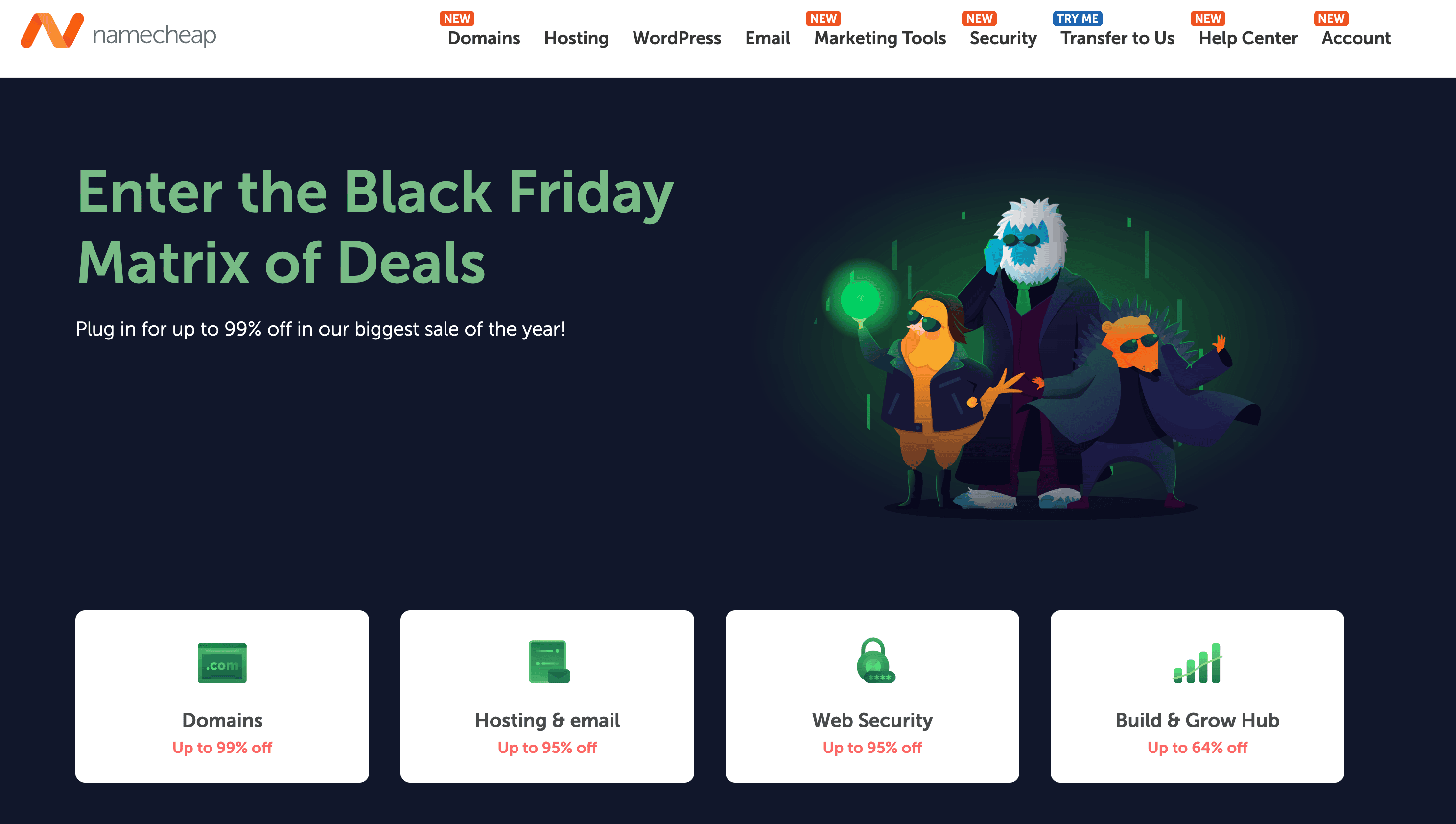 namecheap black friday deals 2026