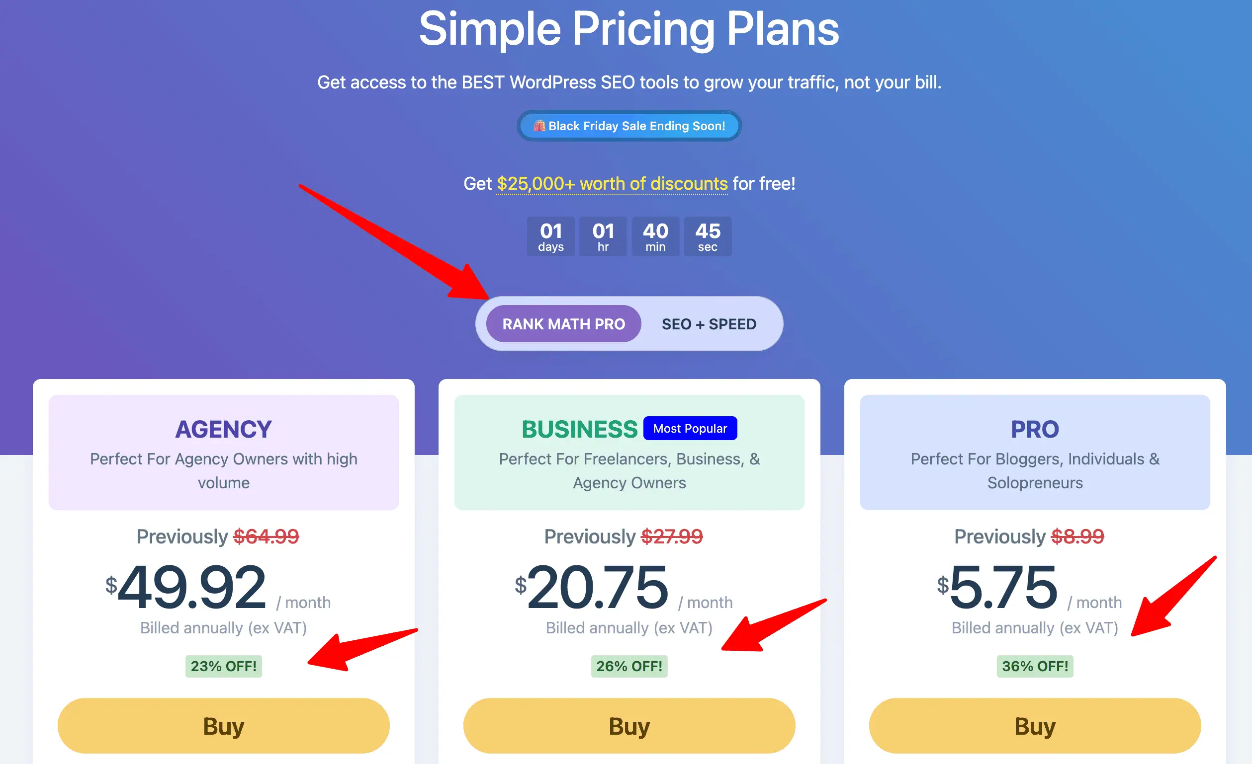 rank math black friday pricing