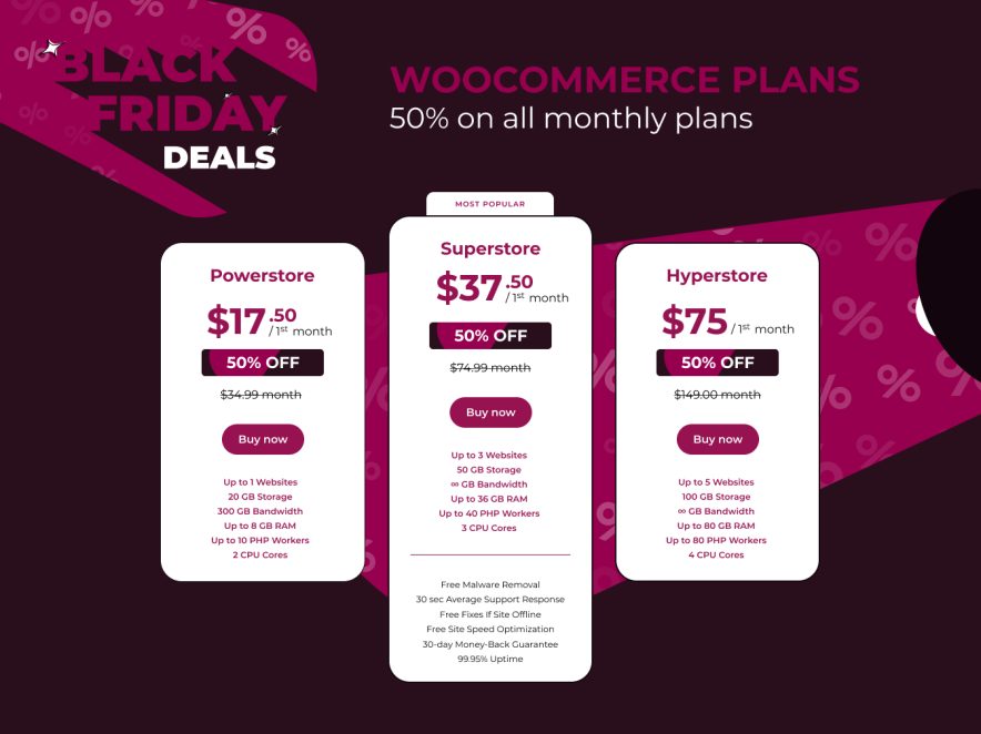 wpx monthly woocommerce black friday deal