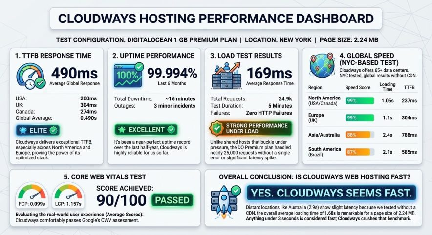 cloudways hosting performance summarization