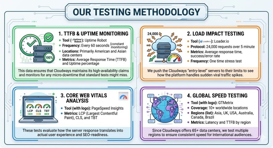 our cloudways testing methodology