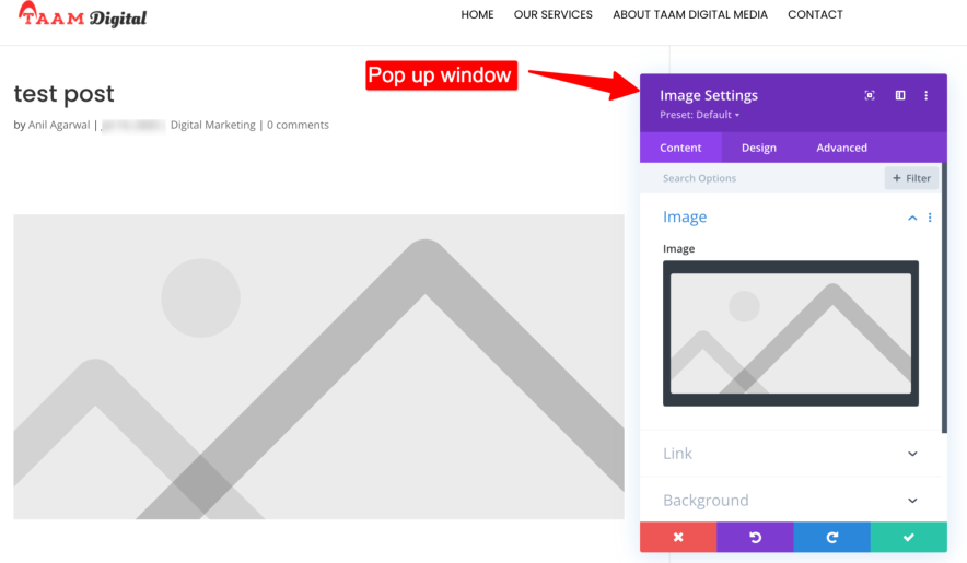 styling options in divi