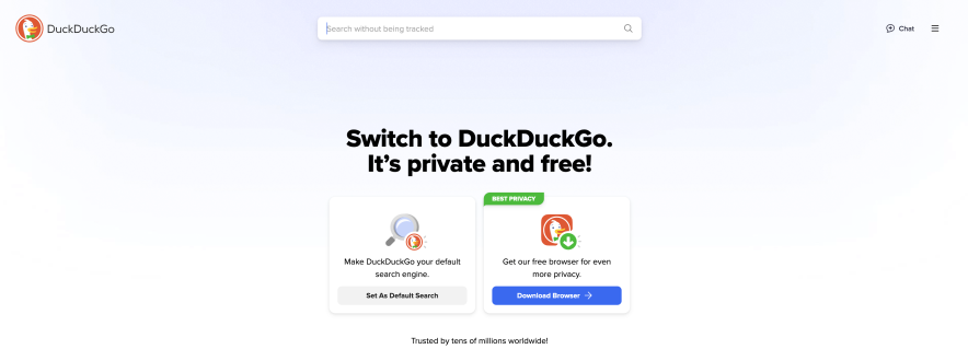 Duckduckgo search engine