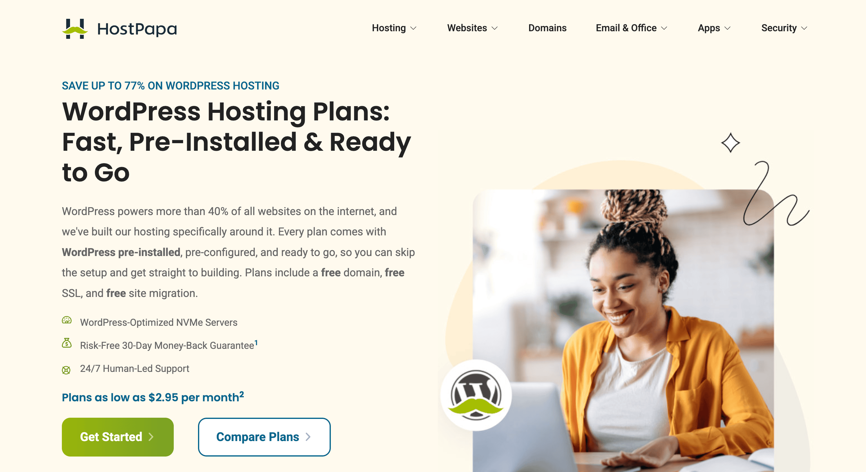 hostpapa beginner hosting