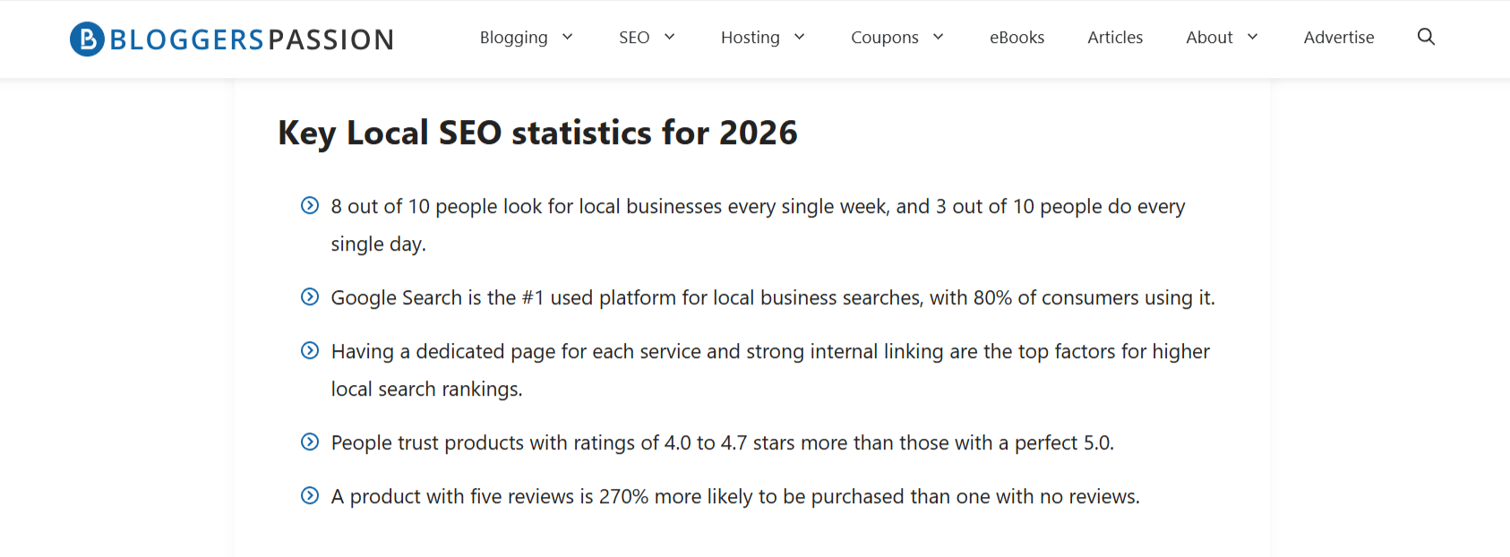 SEO study result SEO study result